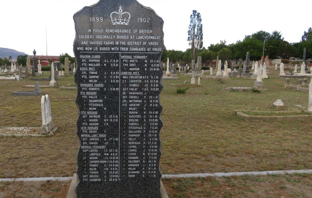 Vrede british war graves